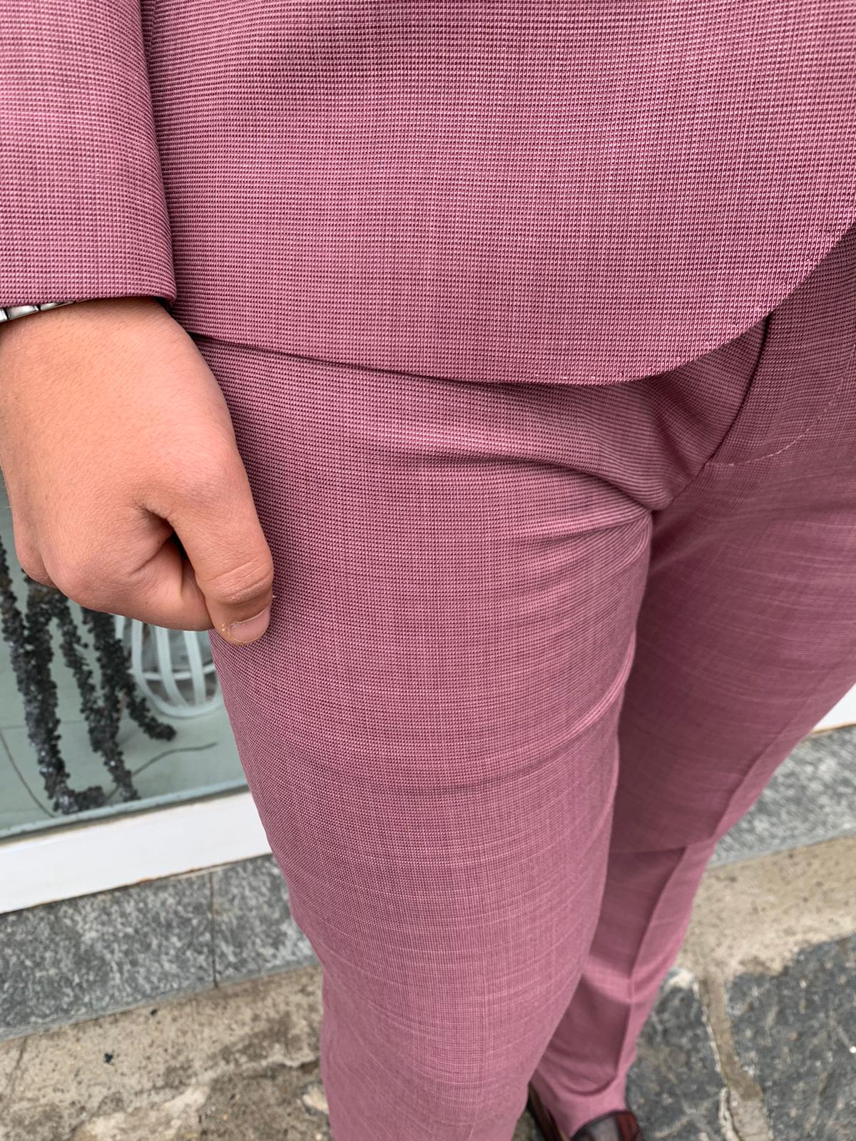 Gerard – Costume complet micro-carreaux, modèle Call S 17, coupe slim Milano, veste blazer en tissu léger