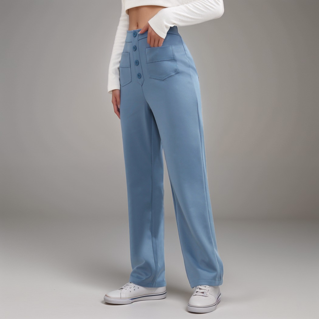 Chloé – Pantalon Stretch Taille Haute pour Femme