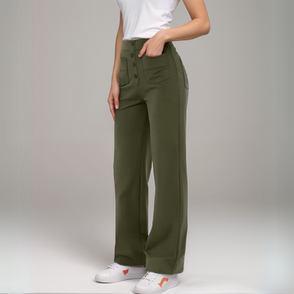 Chloé – Pantalon Stretch Taille Haute pour Femme