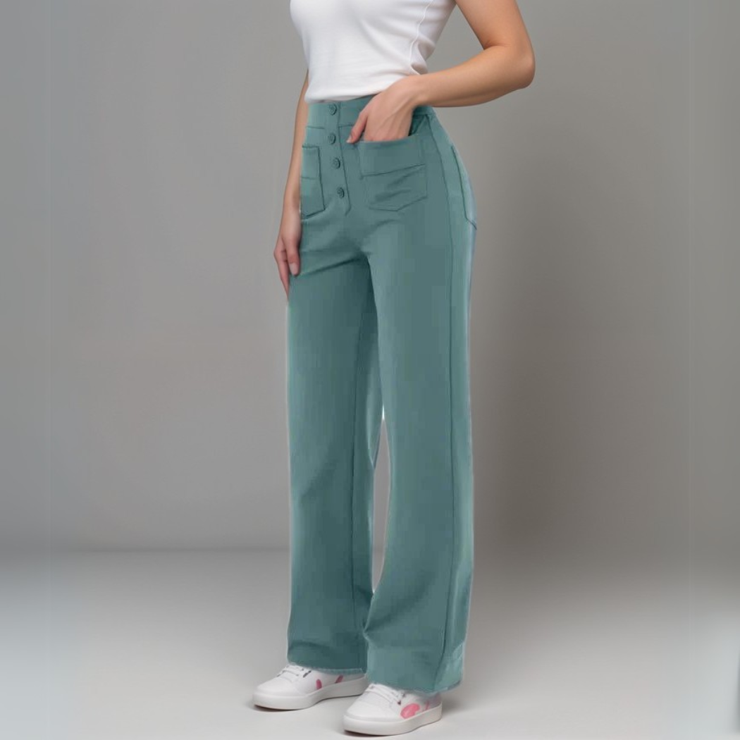 Chloé – Pantalon Stretch Taille Haute pour Femme