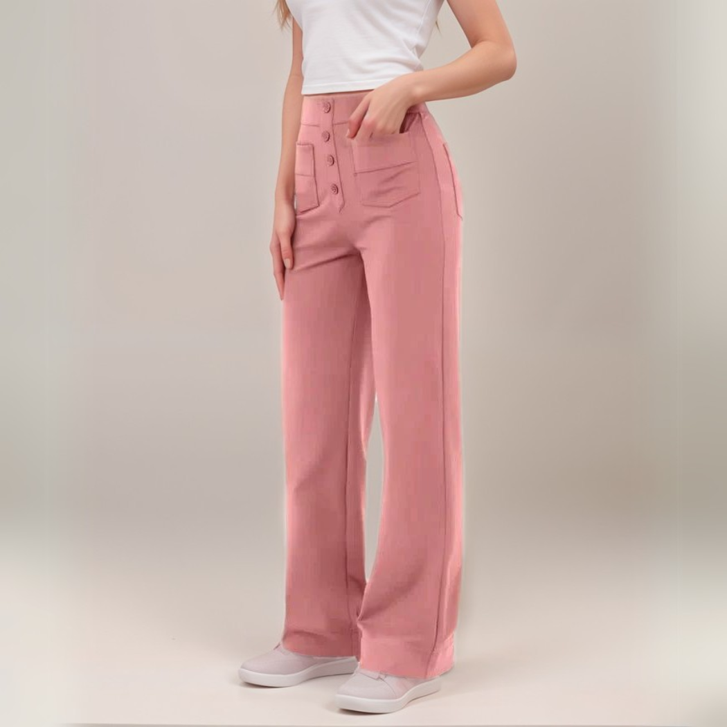 Chloé – Pantalon Stretch Taille Haute pour Femme