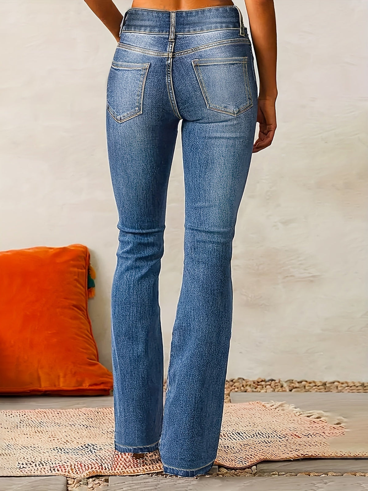 Émeline – Pantalon Flare Taille Haute pour Femme