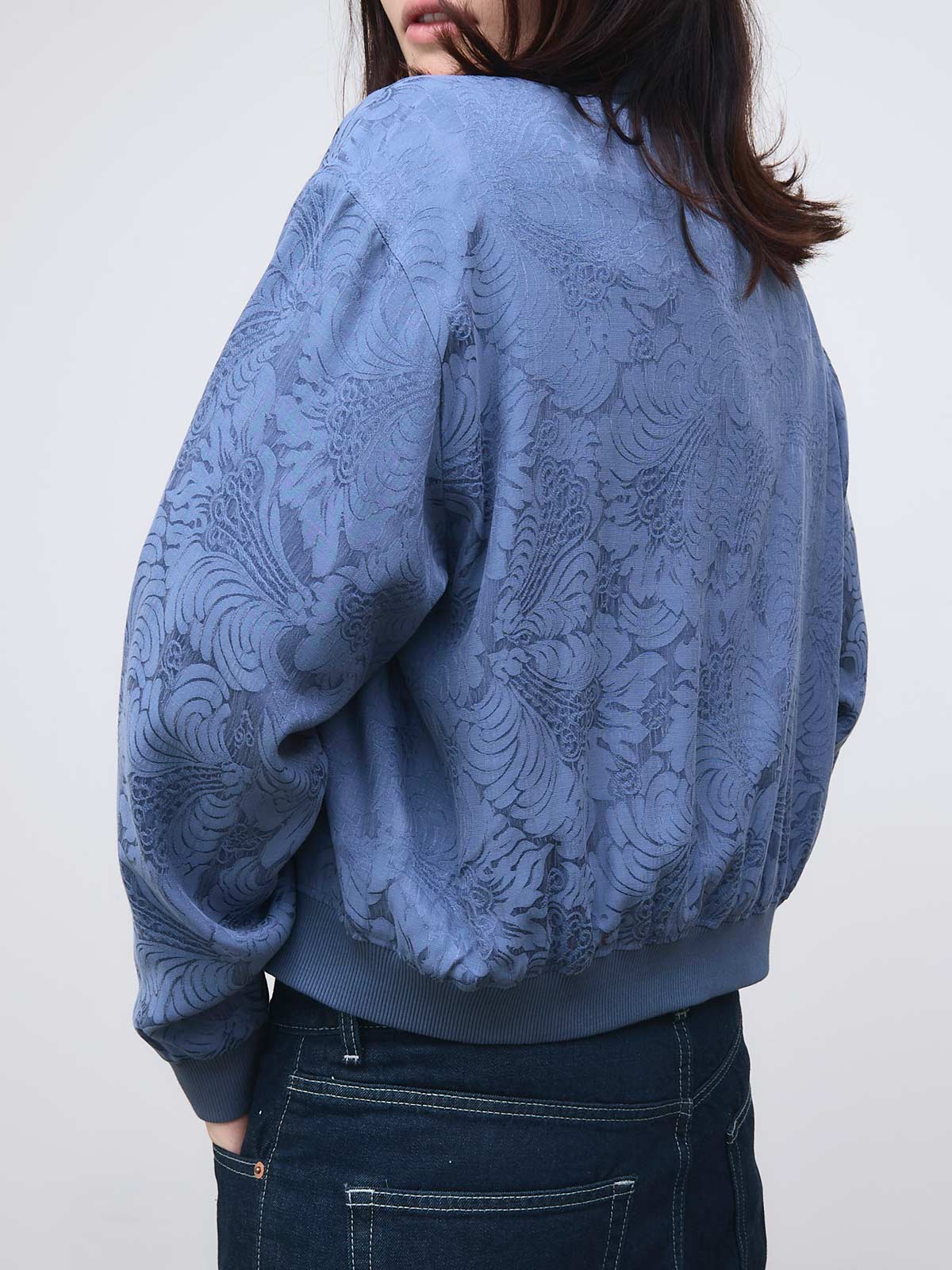 Lene – Veste Réversible Zen Indigo/Bleu
