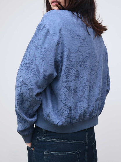 Lene – Veste Réversible Zen Indigo/Bleu
