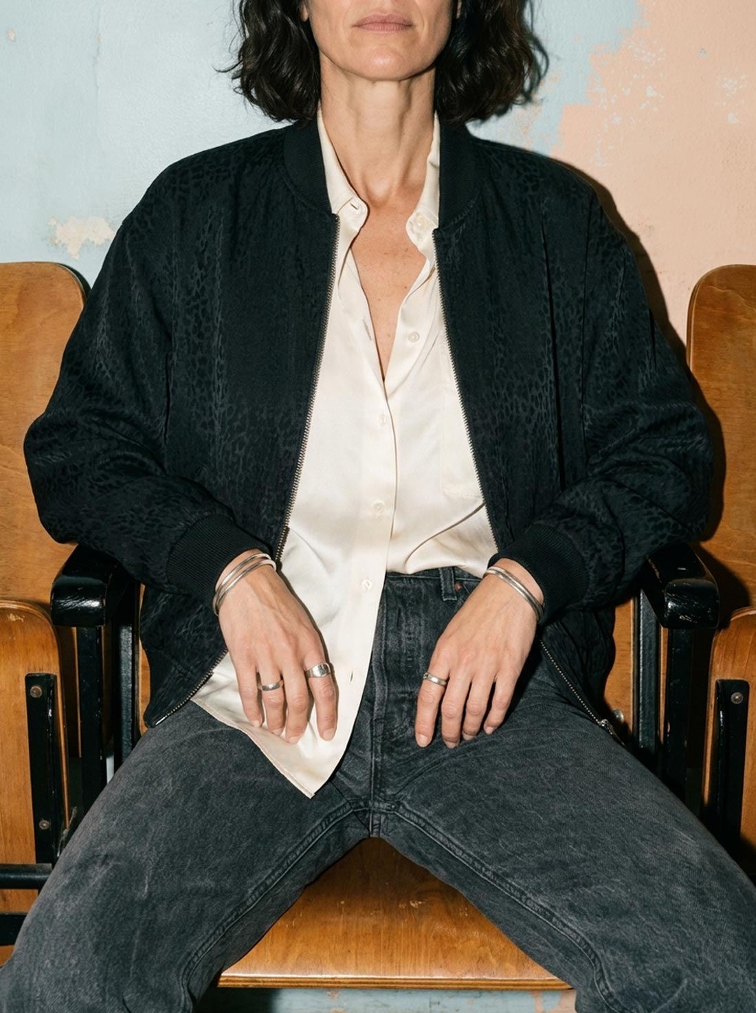Suzanne – Veste Réversible Léopard & Olive