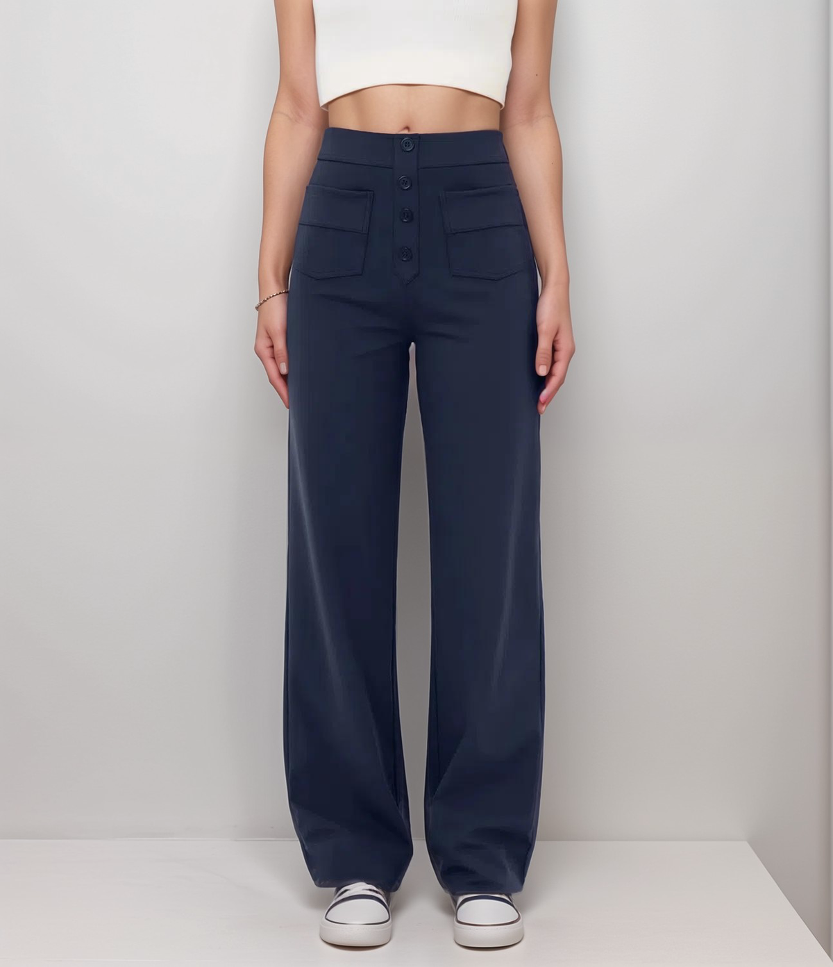 Chloé – Pantalon Stretch Taille Haute pour Femme