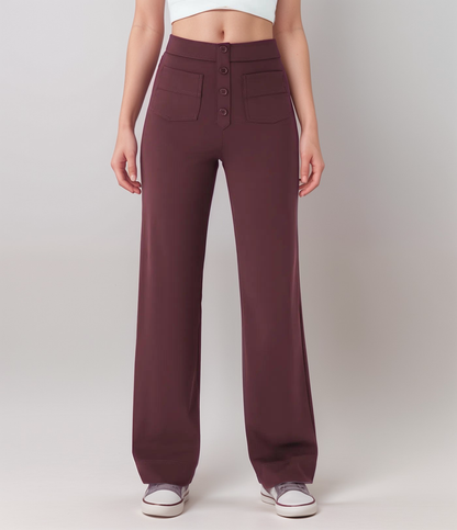 Chloé – Pantalon Stretch Taille Haute pour Femme