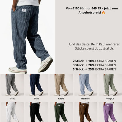Marcus – Pantalon en Velours Côtelé pour Homme