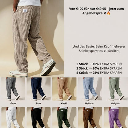Marcus – Pantalon en Velours Côtelé pour Homme
