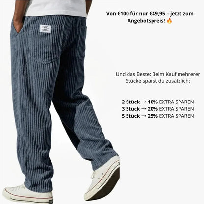 Marcus – Pantalon en Velours Côtelé pour Homme
