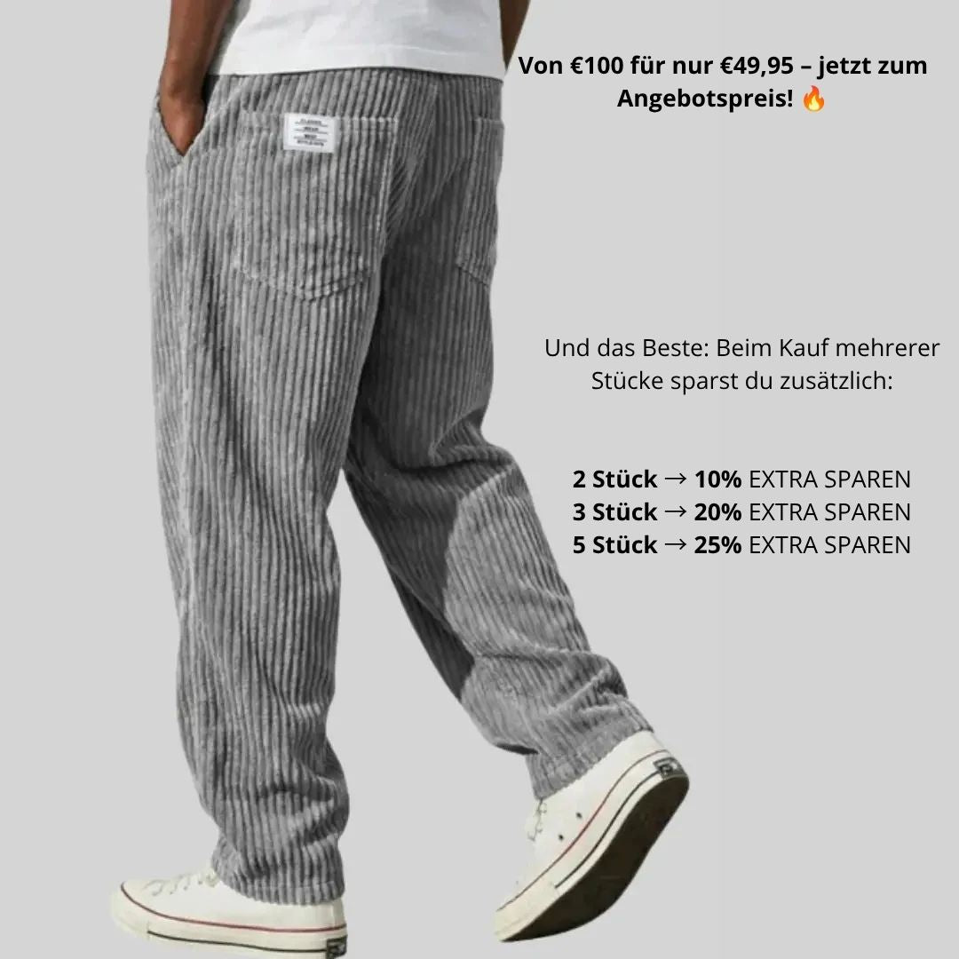 Marcus – Pantalon en Velours Côtelé pour Homme