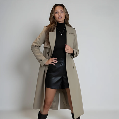 Océane – Trench-Coat Élégant pour Femme