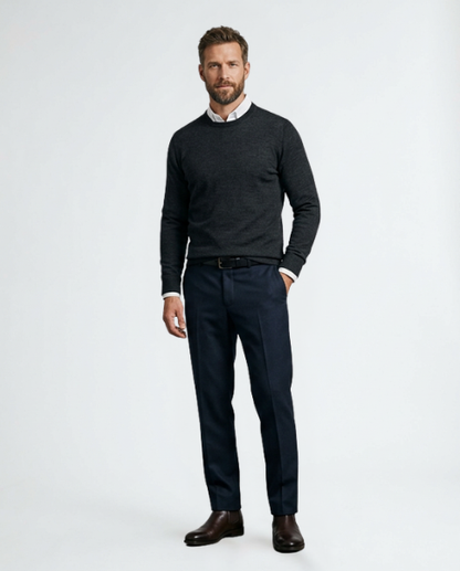 Hugo – Le Pull Col Rond Parfait pour Homme