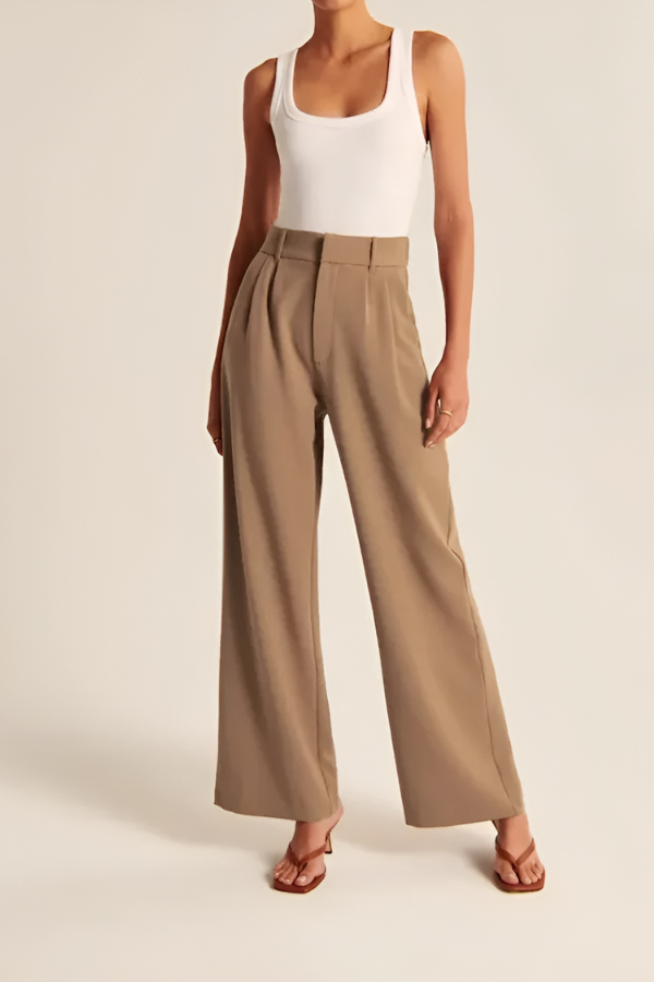 Margaux – Pantalon Tailleur Wide-Leg pour Femme