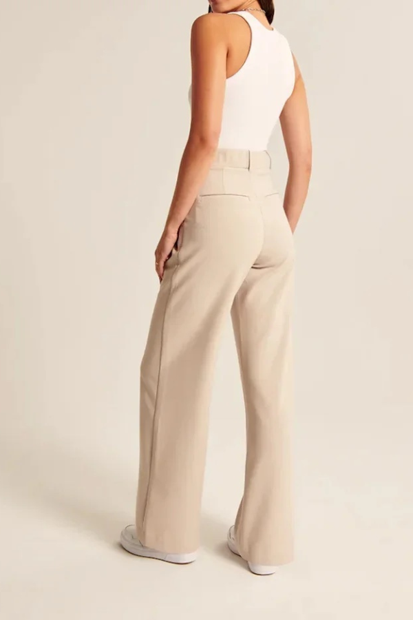 Margaux – Pantalon Tailleur Wide-Leg pour Femme