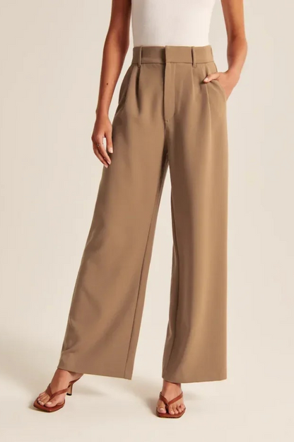 Margaux – Pantalon Tailleur Wide-Leg pour Femme