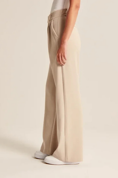 Margaux – Pantalon Tailleur Wide-Leg pour Femme