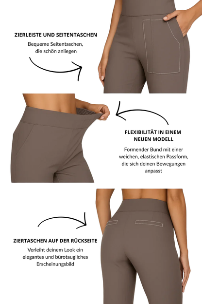 Léonie – Pantalon Stretch Confortable pour Femme