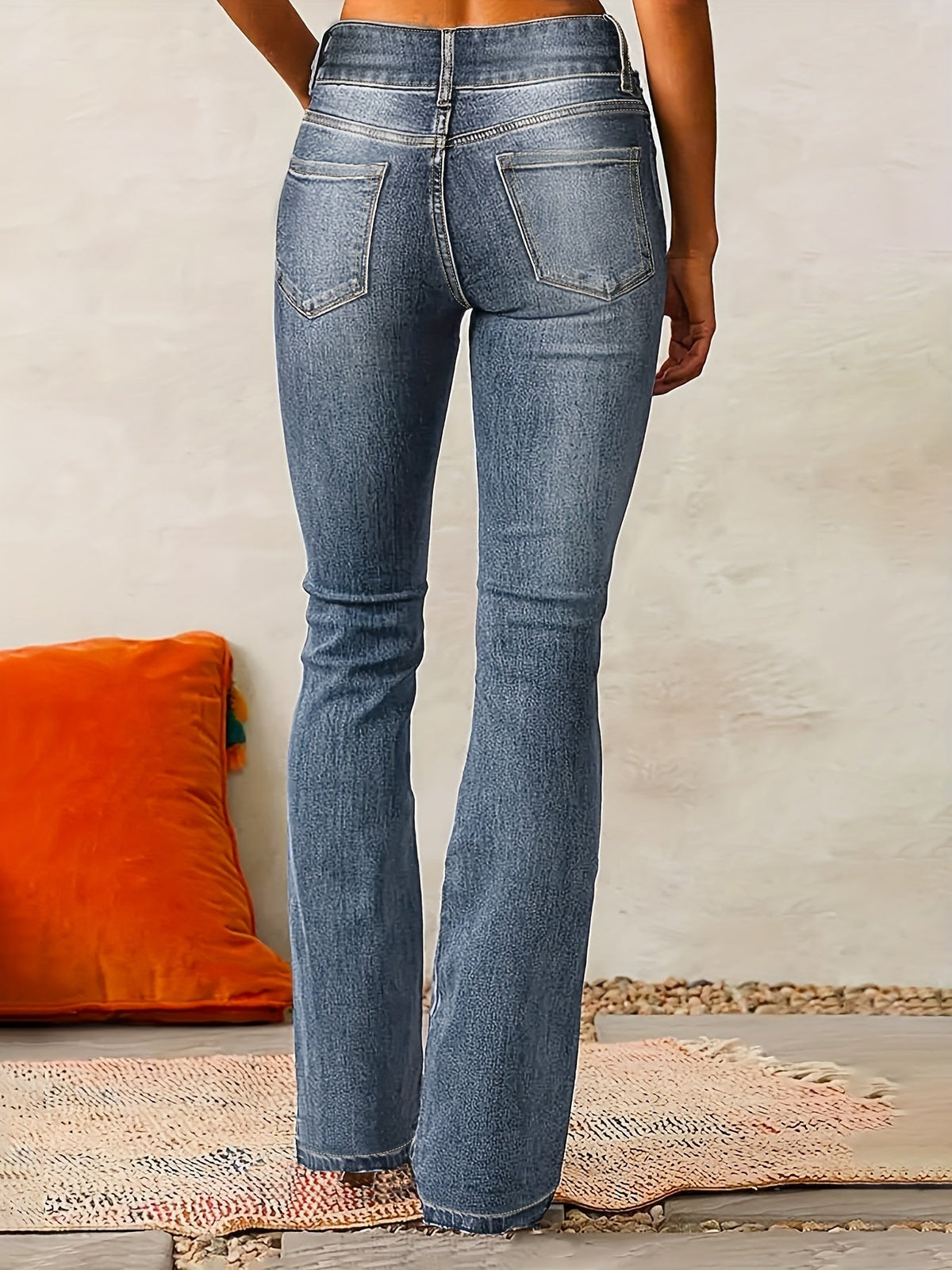 Émeline – Pantalon Flare Taille Haute pour Femme