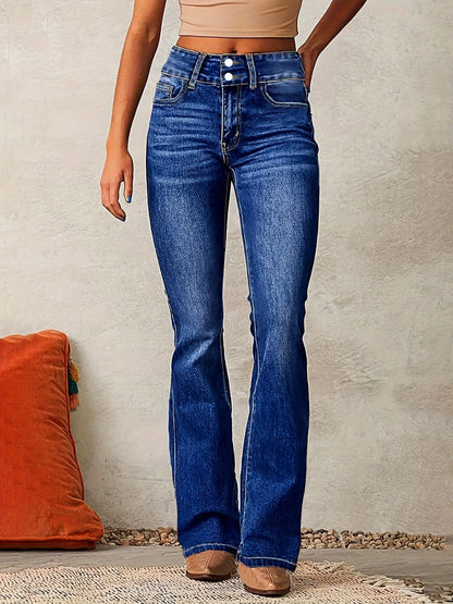 Émeline – Pantalon Flare Taille Haute pour Femme